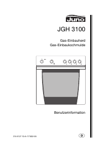 Bedienungsanleitung Juno JGH3100W Herd