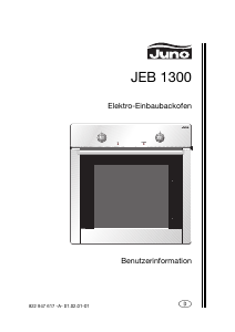 Bedienungsanleitung Juno JEB1300E Backofen