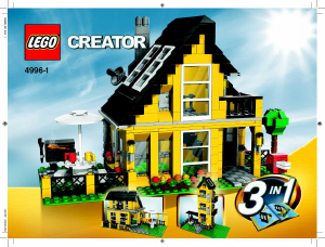 Mode d’emploi Lego set 4996 Creator La maison de vacances