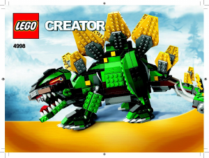 Manual Lego set 4998 Creator Stegosaurus