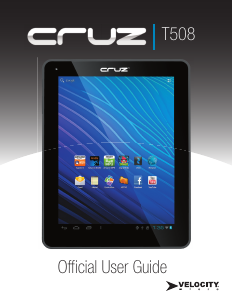Bruksanvisning Velocity Micro Cruz T508 Tablet