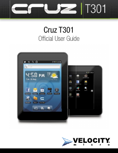 Bruksanvisning Velocity Micro Cruz T301 Tablet