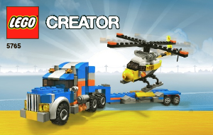 Mode d’emploi Lego set 5765 Creator Le Transport D'hélicoptère