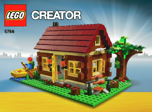 Brugsanvisning Lego set 5766 Creator Bjælkehus