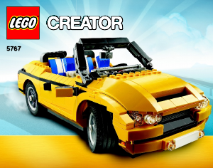 Manual Lego set 5767 Creator Cool cruiser