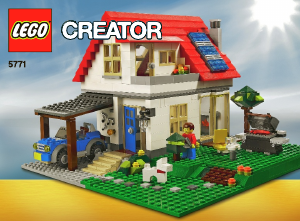 Manual Lego set 5771 Creator Hillside house