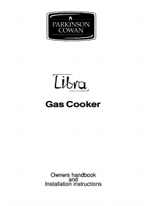 Bruksanvisning Parkinson Cowan LIBRA50WN Libra Spis