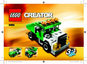 Mode d’emploi Lego set 5865 Creator Le Mini Camion Benne