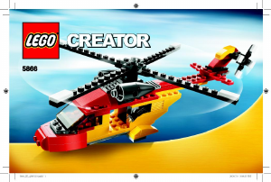 Bedienungsanleitung Lego set 5866 Creator Rettungshelikopter