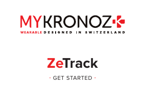 Manual MyKronoz ZeTrack Relógio inteligente