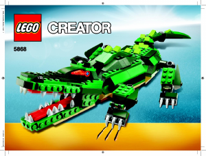 Mode d’emploi Lego set 5868 Creator Les créatures féroces