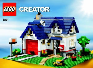 Bruksanvisning Lego set 5891 Creator Familjevilla
