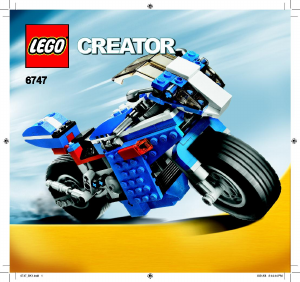 Manual Lego set 6747 Creator Race rider