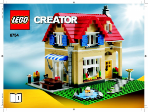 Mode d’emploi Lego set 6754 Creator La maison de famille