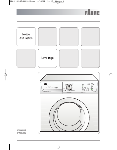 Mode d’emploi Faure FWH5105 Lave-linge