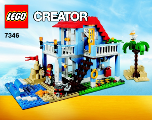 Mode d’emploi Lego set 7346 Creator La Maison de la Plage