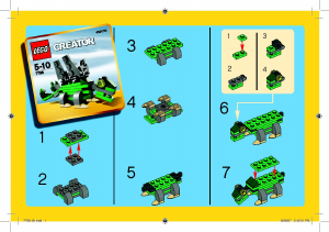 Mode d’emploi Lego set 7798 Creator Stegosaurus