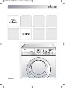 Mode d’emploi Faure FWH6146 Lave-linge