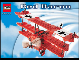 Instrukcja Lego set 10024 Creator Samolot Red Baron