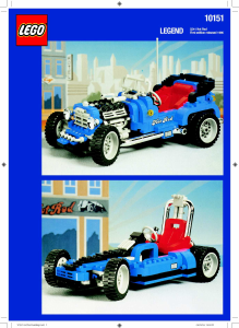 Manuale Lego set 10151 Creator Hot rod