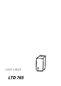 Mode d’emploi Faure LTD765 Lave-linge