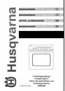 Bruksanvisning Husqvarna QCB632K Spis