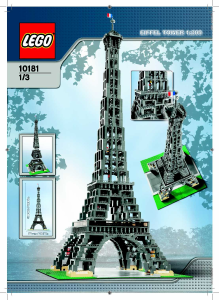 Bruksanvisning Lego set 10181 Creator Eiffeltårnet
