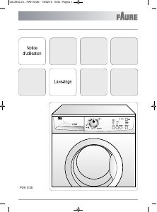 Mode d’emploi Faure FWH5126 Lave-linge