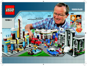 Bruksanvisning Lego set 10184 Creator Town plan