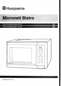 Bruksanvisning Husqvarna QN4051 Mikrovågsugn