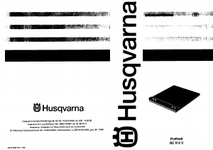Bruksanvisning Husqvarna QC912C Profinett Häll