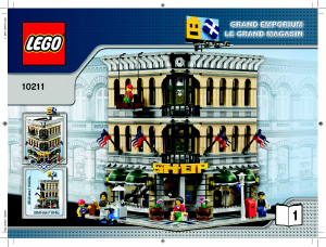 Manual Lego set 10211 Creator Grand emporium