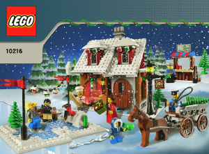 Manual Lego set 10216 Creator Winter village bakery