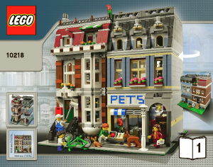 Manual Lego set 10218 Creator Pet shop