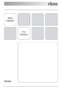Mode d’emploi Faure FYB561W Four