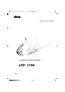 Mode d’emploi Faure LFD1156 Lave-linge séchant