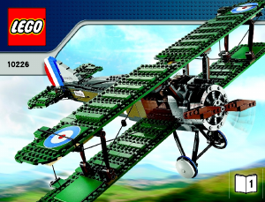 Mode d’emploi Lego set 10226 Creator Sopwith Camel