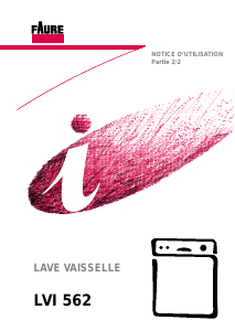 Mode d’emploi Faure LVI562N Lave-vaisselle