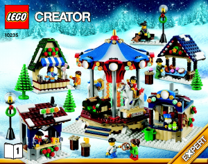 Mode d’emploi Lego set 10235 Creator Le Marché d'hiver