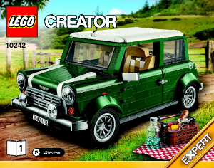 Manuale Lego set 10242 Creator Mini Cooper