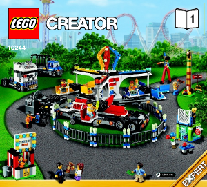 Manual Lego set 10244 Creator Fairground mixer