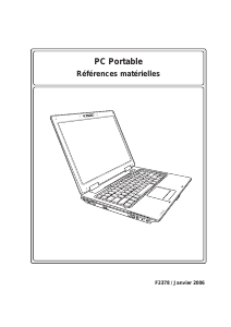 Mode d’emploi Asus A8JS Ordinateur portable