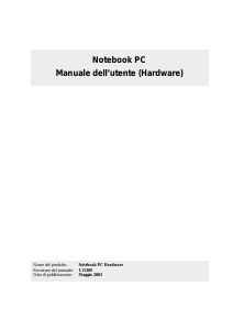 Manuale Asus A2L Notebook
