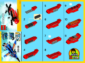 Instrukcja Lego set 30184 Creator Mały helikopter