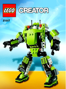Bruksanvisning Lego set 31007 Creator Robot