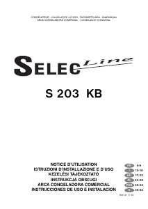 Instrukcja Selecline S203KB Zamrażarka