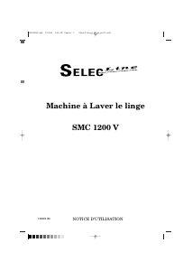 Mode d’emploi Selecline SMC1200V Lave-linge