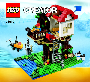 Priročnik Lego set 31010 Creator Hiša na drevesu