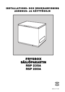Käyttöohje Rosenlew RSP280A Pakastin