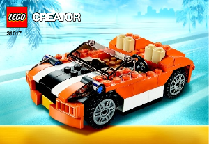 Brugsanvisning Lego set 31017 Creator Sunset sportsvogn